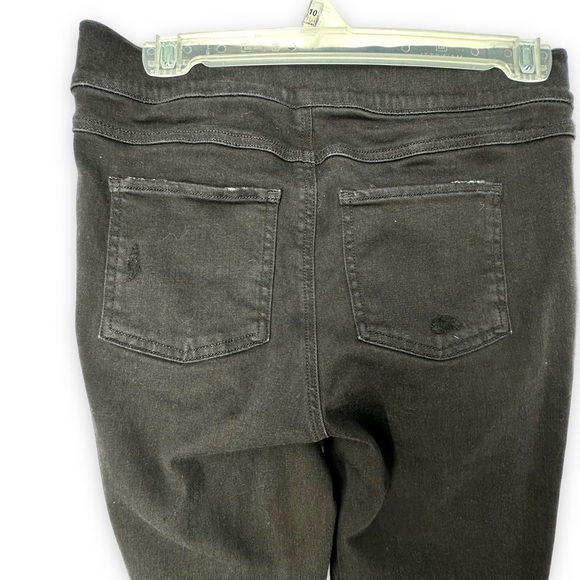 SPANX Vintage Distressed Ankle Skinny Jeans Vintage Black Women's Size M (6-8) - Picture 4 of 10